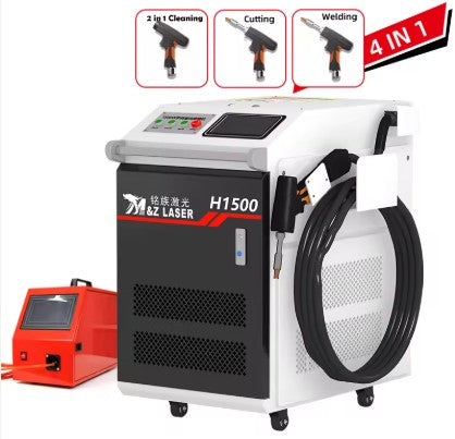 1500W 2000W 3000W Fiber Laser Welder 4 in 1 RAYCUS Handheld Laser Welding Machine for Metal
