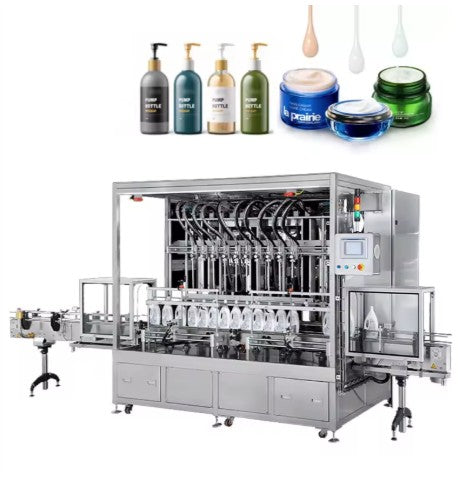 Automatic Liquid Filling Machine High Speed Bottom up Overfill Liquid Filling Machine